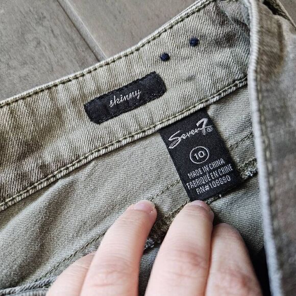 Seven7 Skinny Camo Jeans - Picture 5 of 8